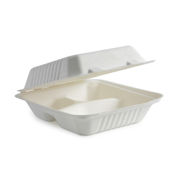 20 x 22 3 Compartment Clamshell Box 600x600