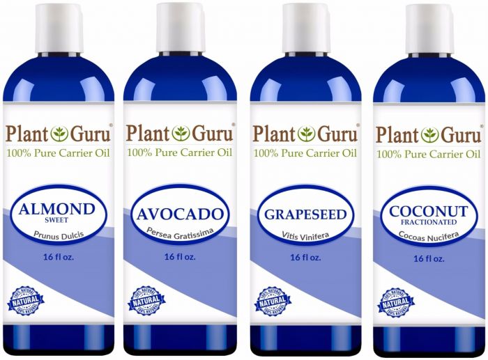 CARRIER OIL VARIETY 4 PACK 16 OZ. BOTTLES