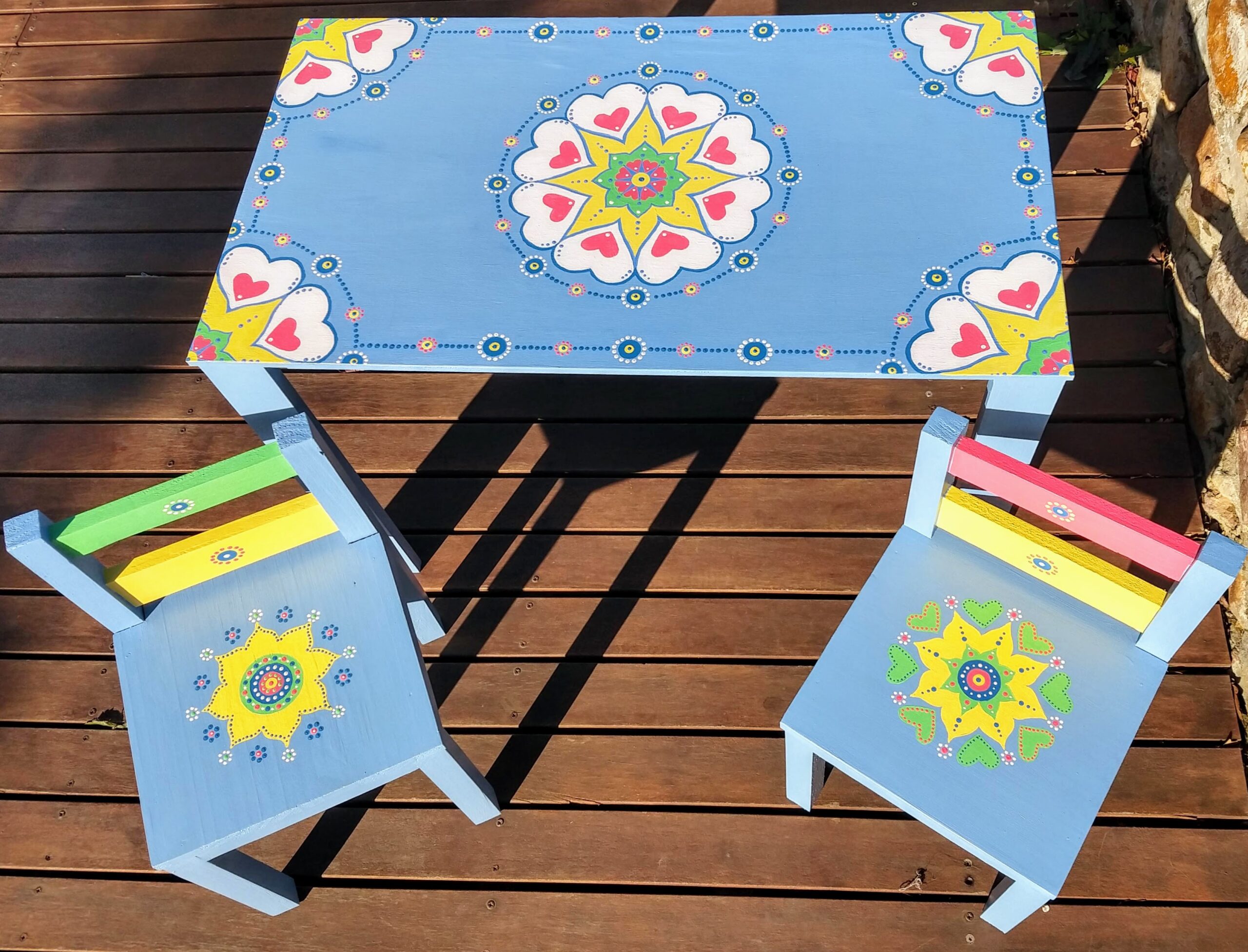 Kids Table & Chairs Set – Made to Order