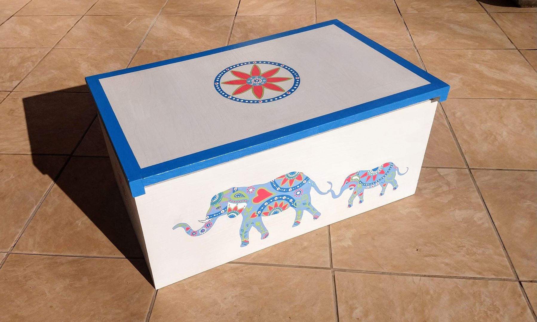 Elephant Mandala Box – In Stock
