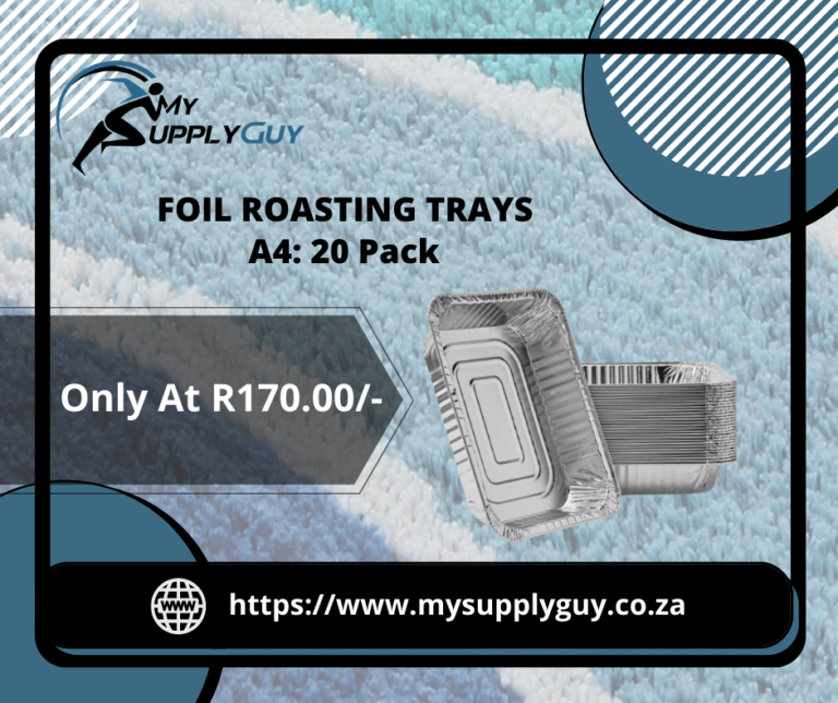 FOIL ROASTING TRAYSA420 Pack MySupplyGuy 768x644