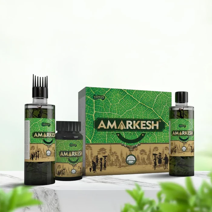 Amarkesh Tribal Oil and Vati combo vanvasi ayurveda