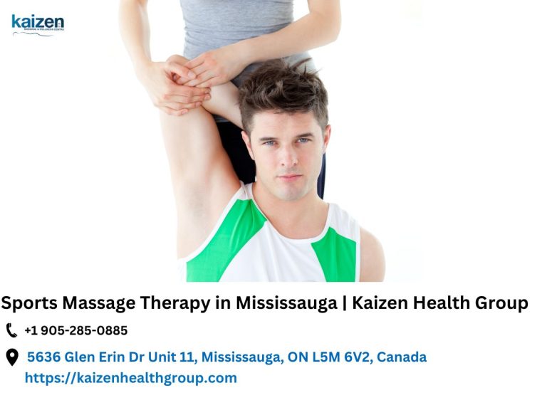 Sports Massage Therapy in Mississauga at kaizen health group 768x576