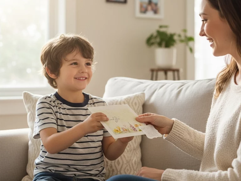 meaningful gifts plantable card boy giving 768x576