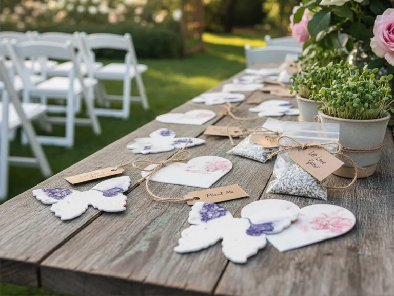 meaningful gifts plantable card wedding decor 768x576